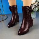 Bota de Couro Aveludada para Inverno - Winter Soft