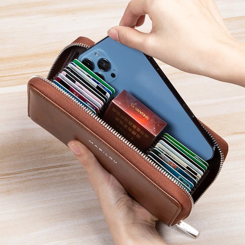 Carteira de Couro Feminina - Masilou