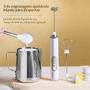 Mini Mixer Elétrico 2 em 1 Batedor e Misturador